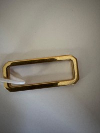 Antique Gold Zamak Strap Slider